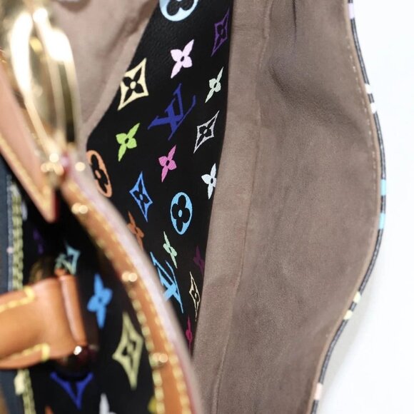 LOUIS VUITTON Monogram Multicolor Rita Tote Bag Black - Picture 13 of 16